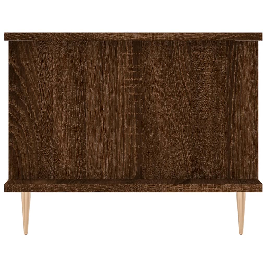 Coffee table, brown oak, 90x50x40 cm, processed wood