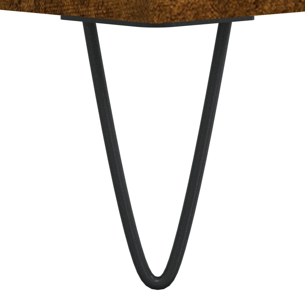 Coffee table, smoky oak, 90x50x40 cm, processed wood
