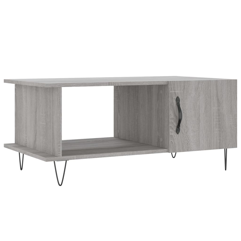 Coffee table, sonoma grey, 90x50x40 cm, processed wood