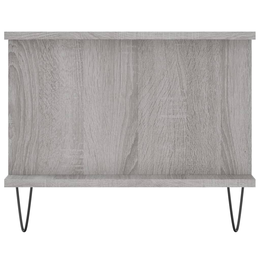 Coffee table, sonoma grey, 90x50x40 cm, processed wood