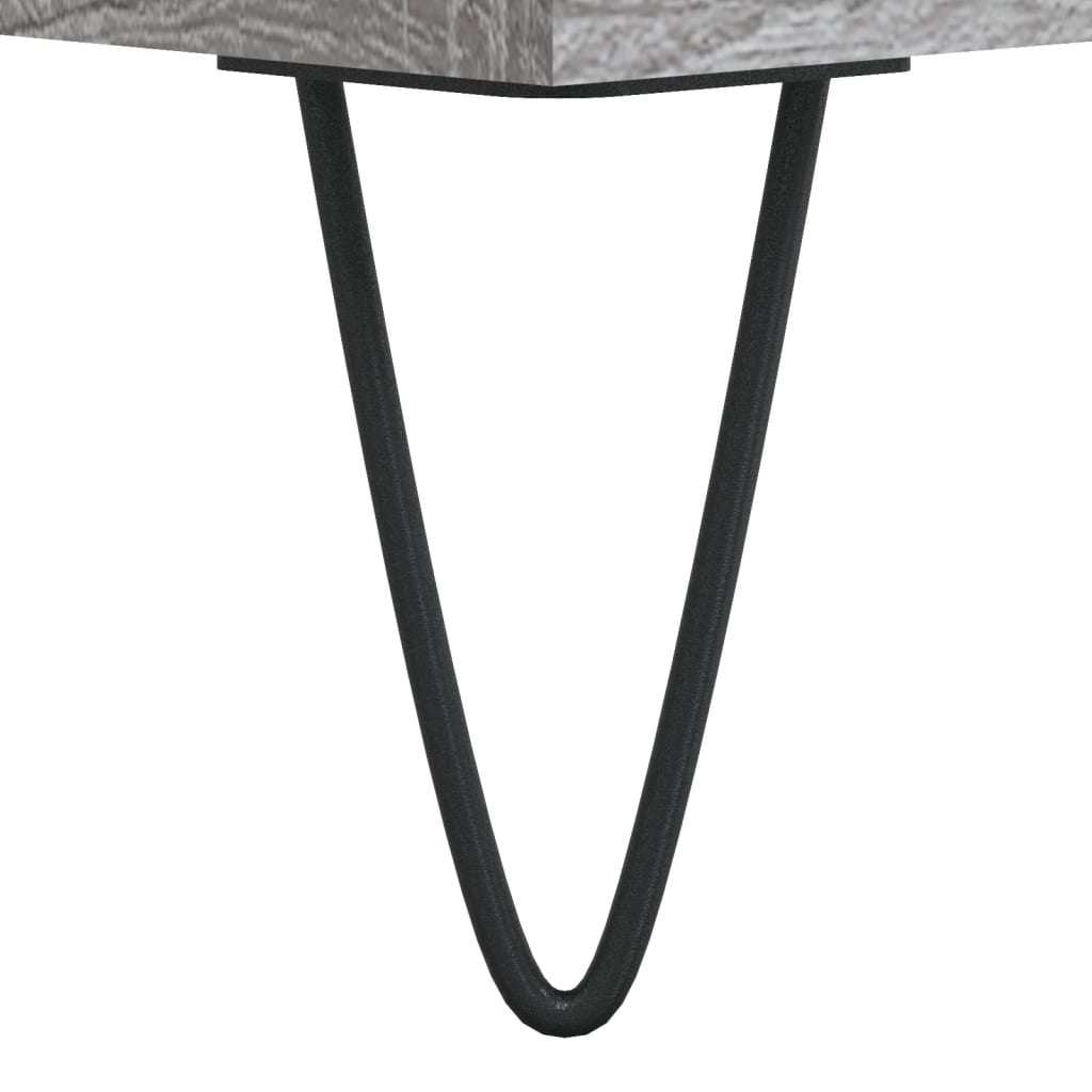 Coffee table, sonoma grey, 90x50x40 cm, processed wood