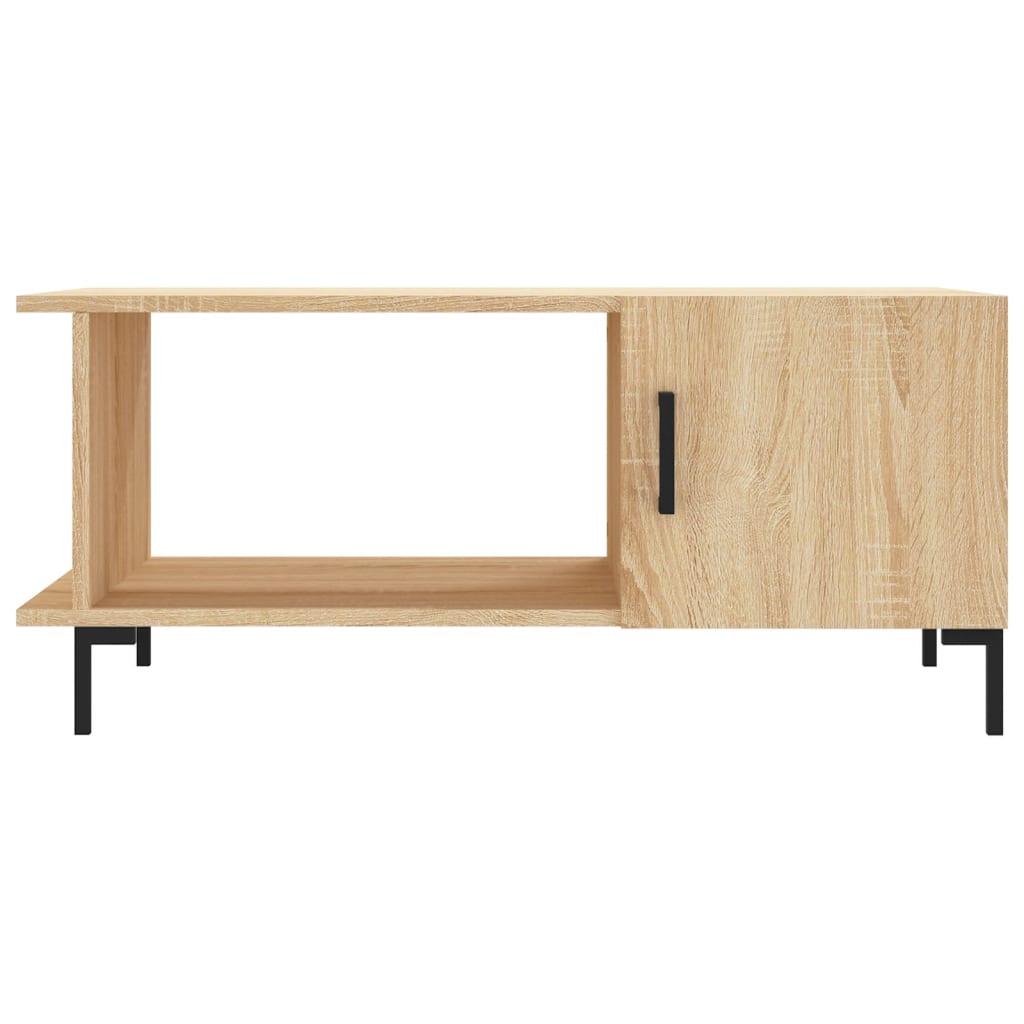 Coffee table, sonoma oak, 90x50x40 cm, processed wood