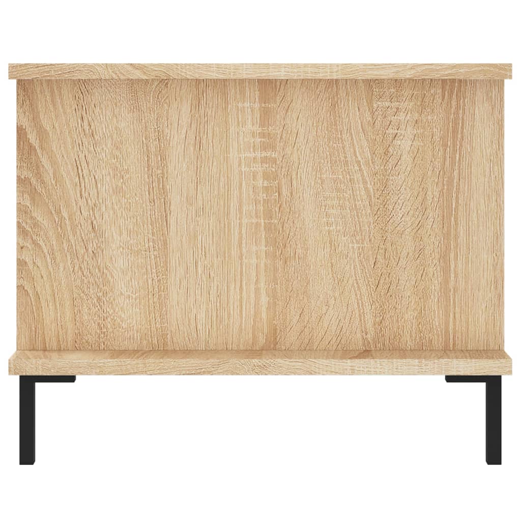 Coffee table, sonoma oak, 90x50x40 cm, processed wood