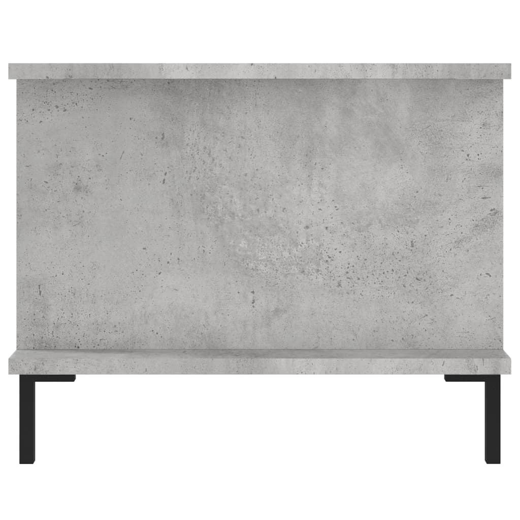 Coffee table, concrete gray, 90x50x40 cm, processed wood
