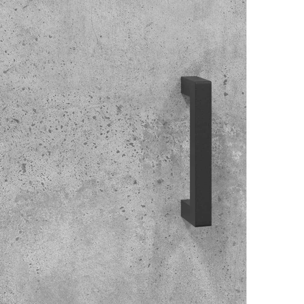 Coffee table, concrete gray, 90x50x40 cm, processed wood