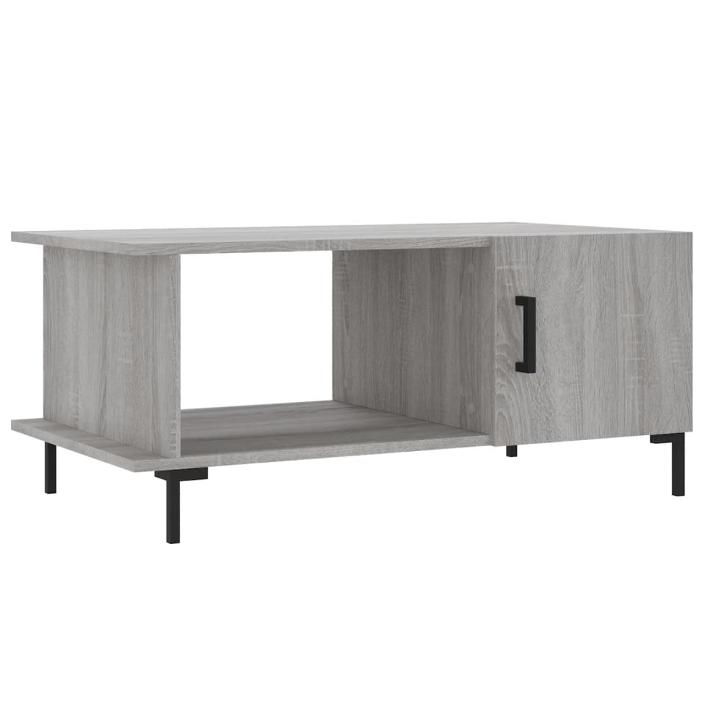 Coffee table, sonoma grey, 90x50x40 cm, processed wood