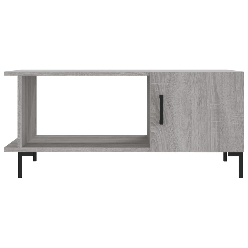 Coffee table, sonoma grey, 90x50x40 cm, processed wood