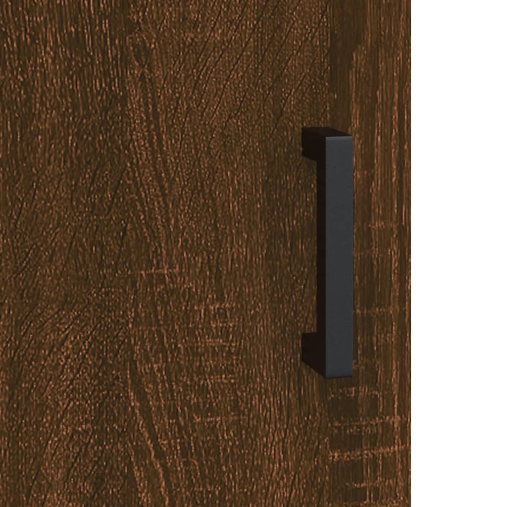 Coffee table, brown oak, 90x50x40 cm, processed wood