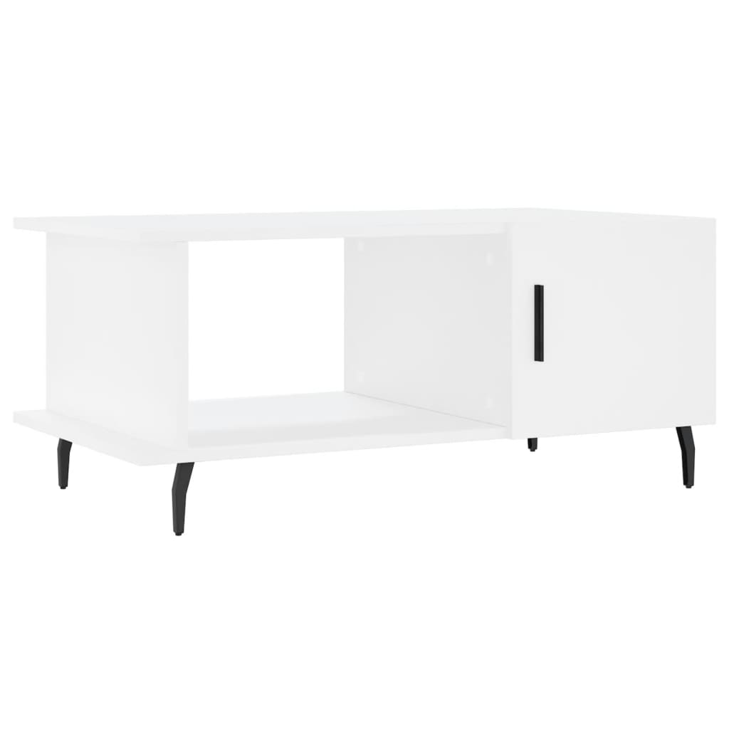 Coffee table, white, 90x50x40 cm, processed wood