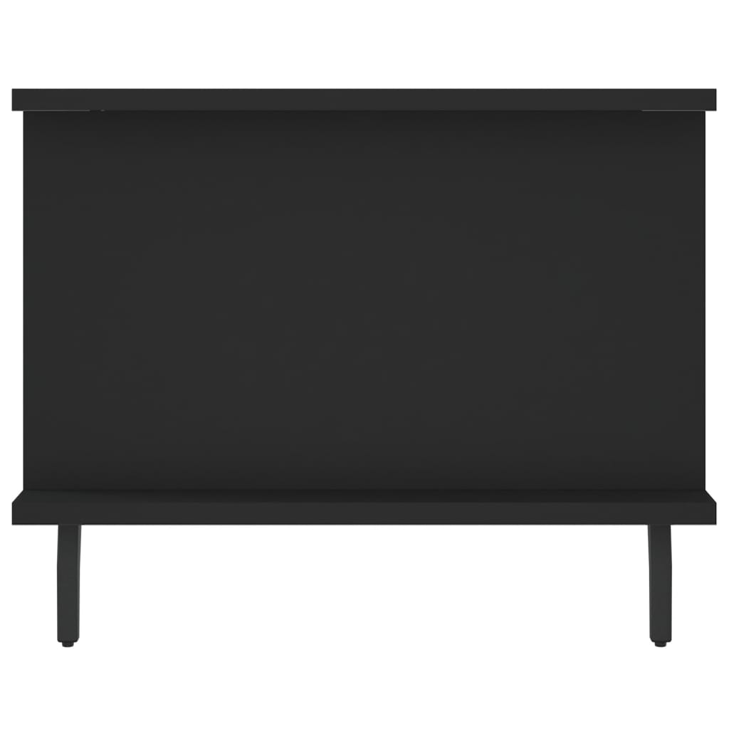 Coffee table, black, 90x50x40 cm, processed wood