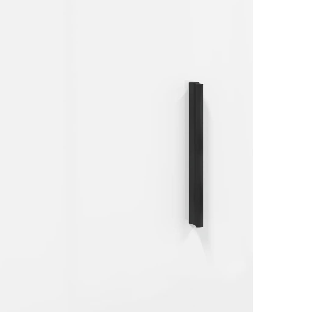 Coffee table, glossy white, 90x50x40 cm, composite wood