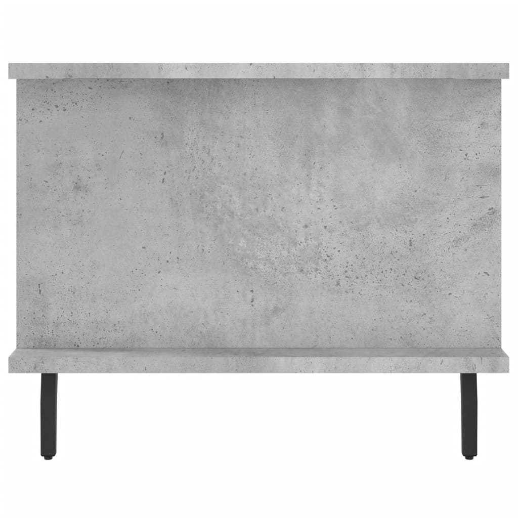 Coffee table, concrete gray, 90x50x40 cm, processed wood