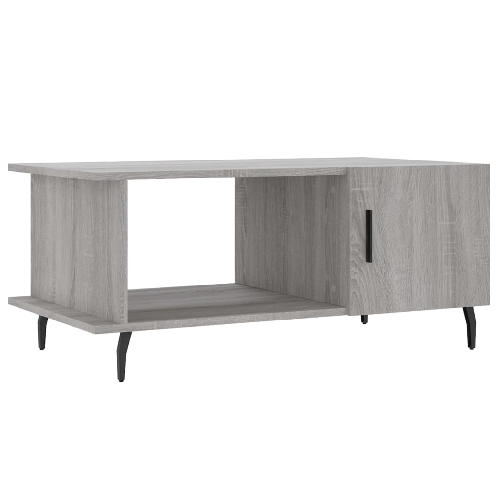 Coffee table, sonoma grey, 90x50x40 cm, processed wood