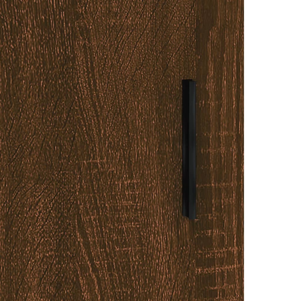 Coffee table, brown oak, 90x50x40 cm, processed wood