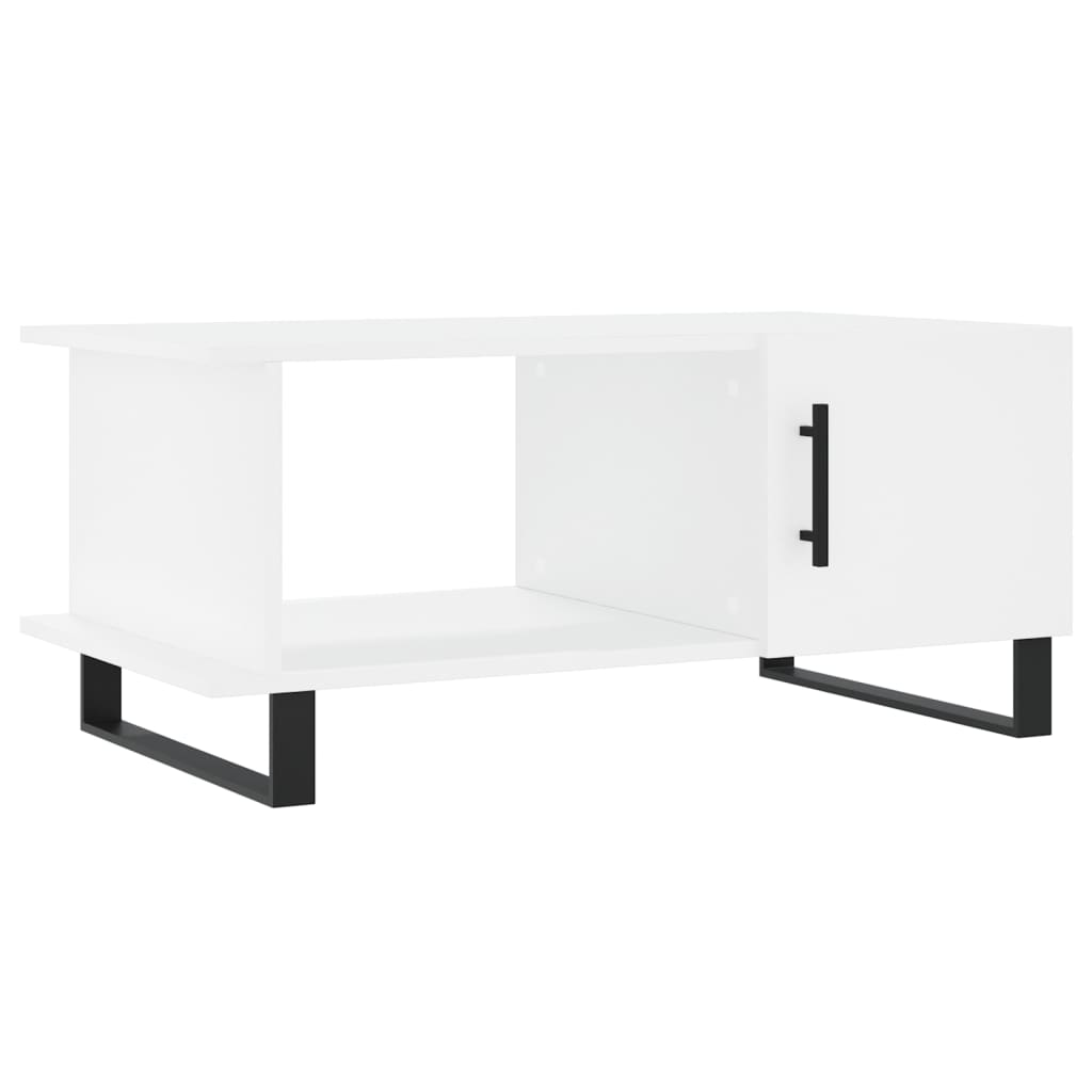 Coffee table, white, 90x50x40 cm, processed wood