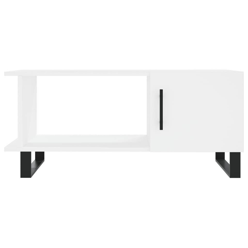 Coffee table, white, 90x50x40 cm, processed wood