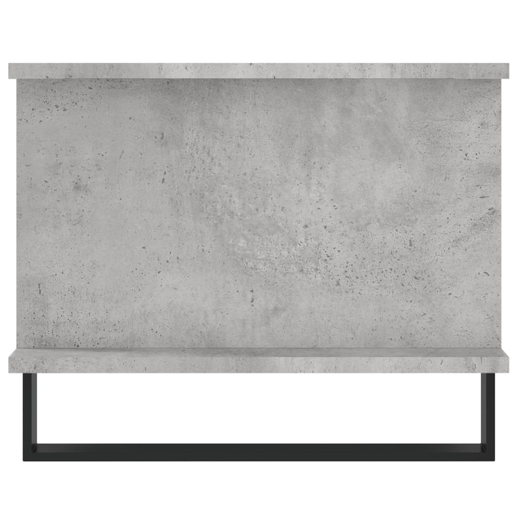 Coffee table, concrete gray, 90x50x40 cm, processed wood