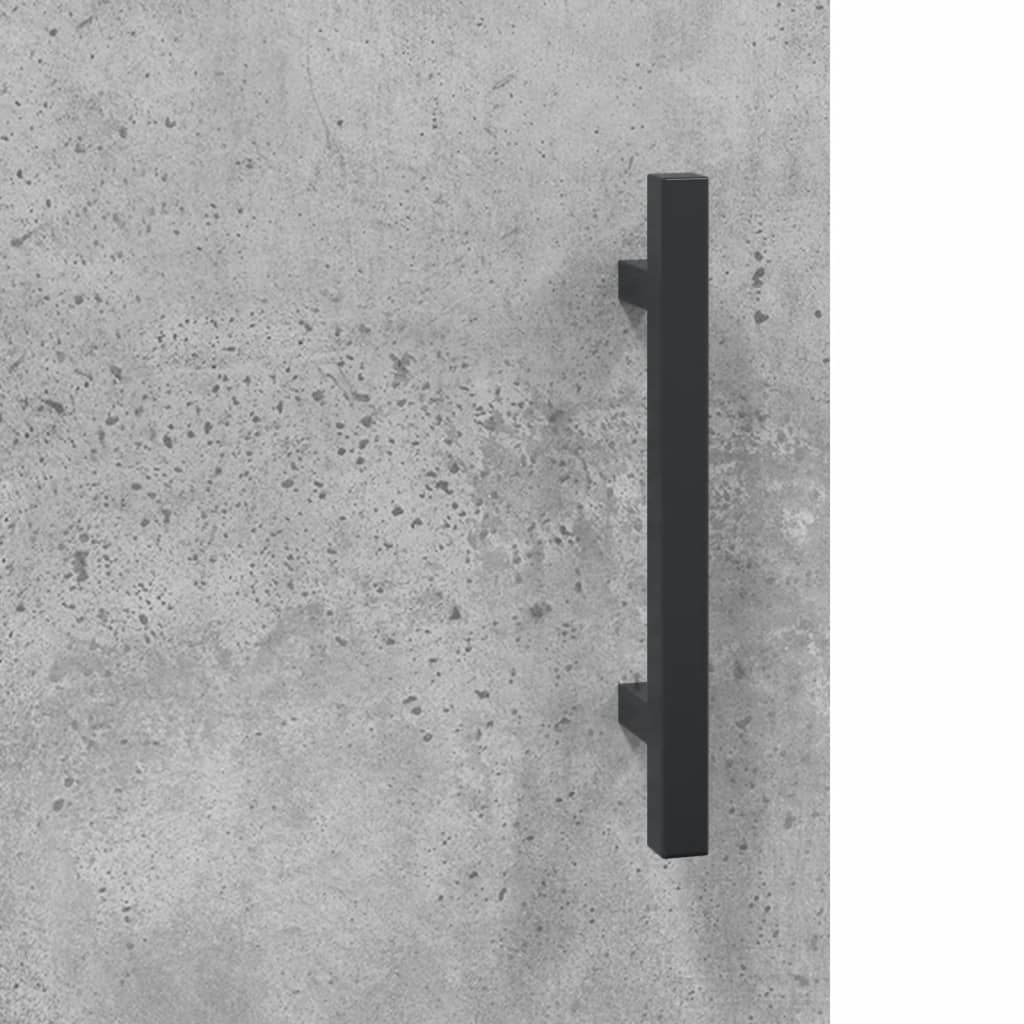 Coffee table, concrete gray, 90x50x40 cm, processed wood