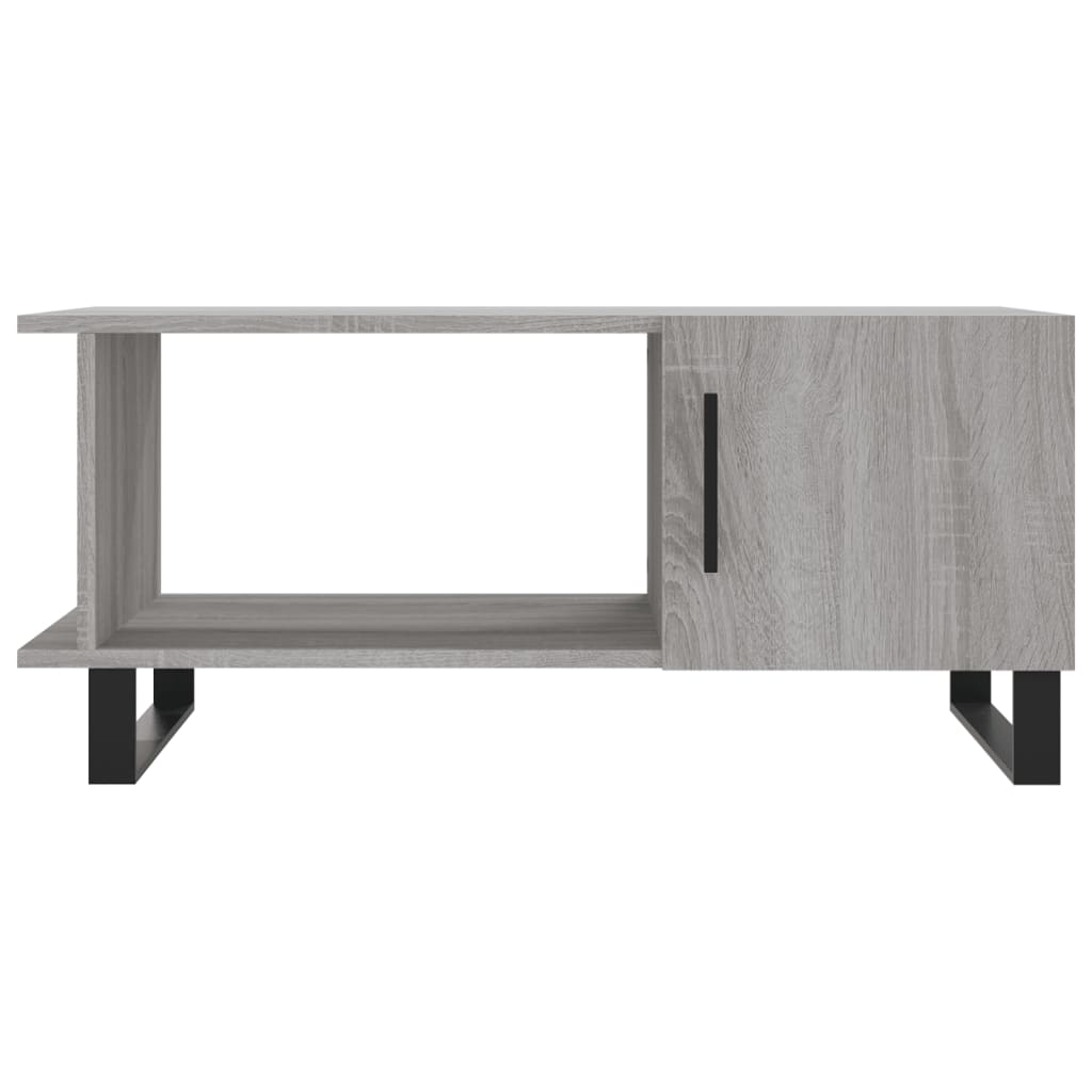 Coffee table, sonoma grey, 90x50x40 cm, processed wood