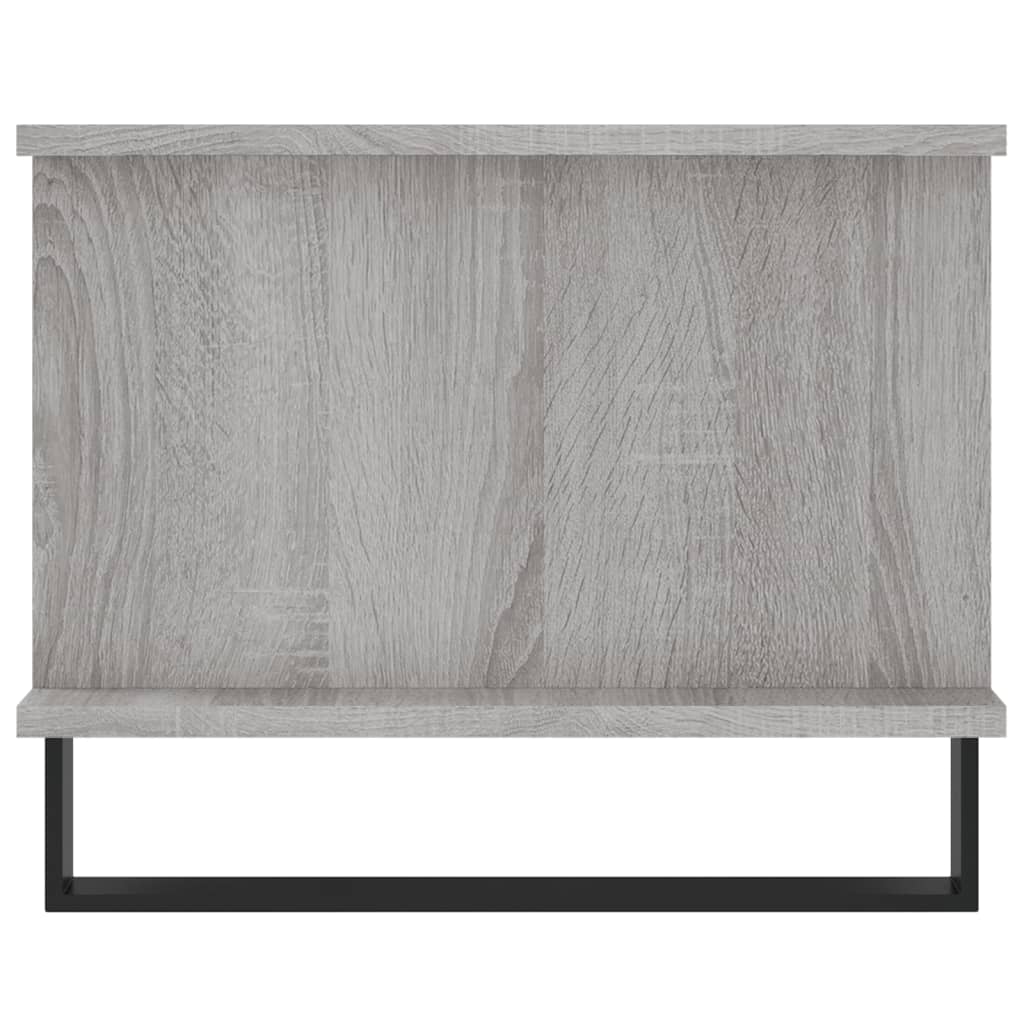 Coffee table, sonoma grey, 90x50x40 cm, processed wood