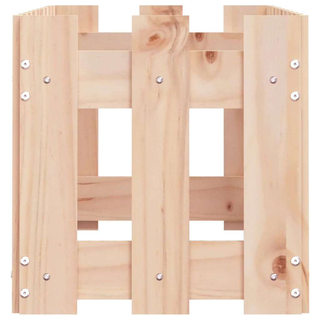 Pat înălțat grădină design gard 100x30x30 cm lemn de pin tratat