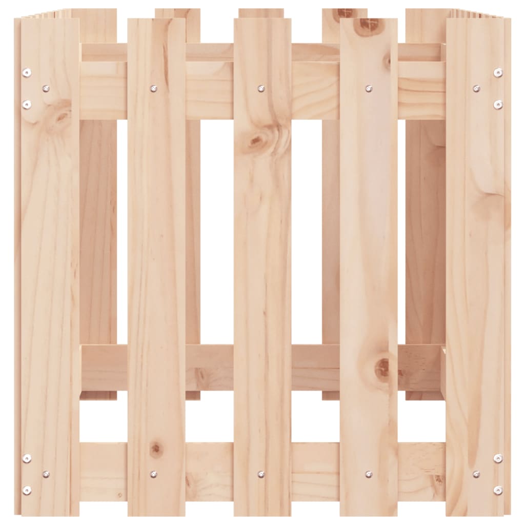 Pat înălțat grădină design gard 100x50x50 cm lemn de pin tratat