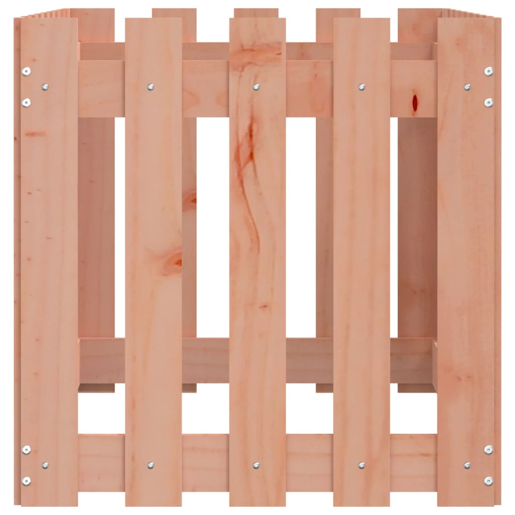 Pat înălțat grădină cu design gard 100x50x50 cm lemn douglas