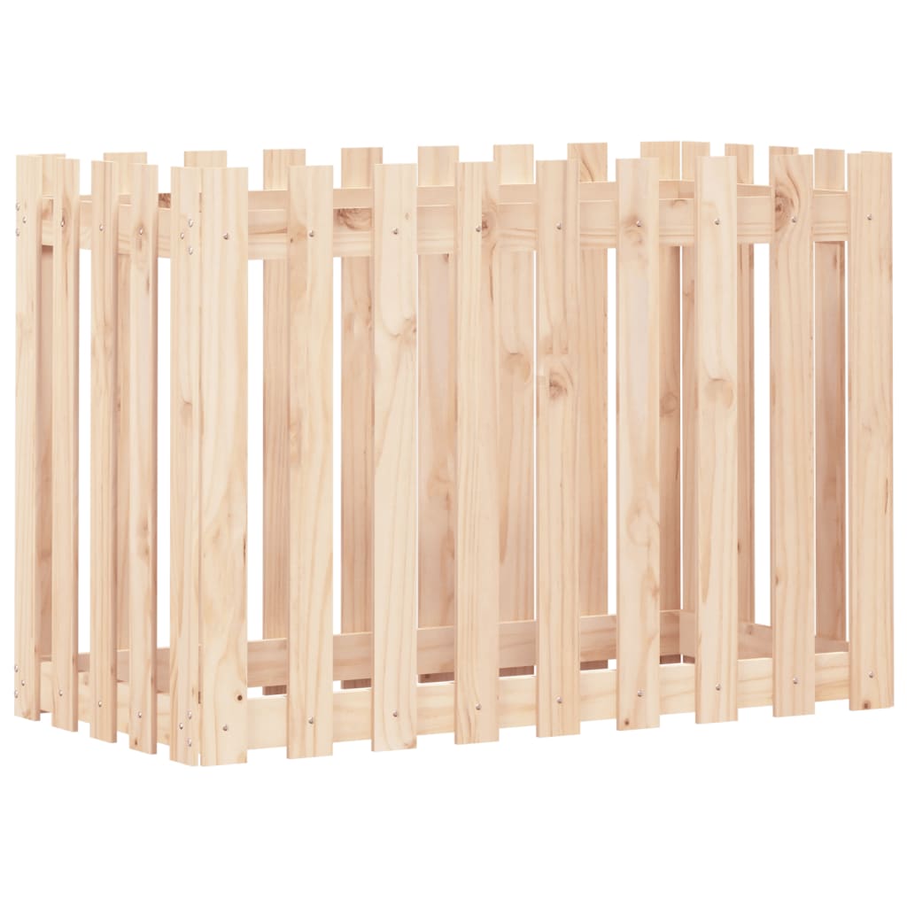 Pat înălțat grădină design gard 100x50x70 cm lemn impregnat pin
