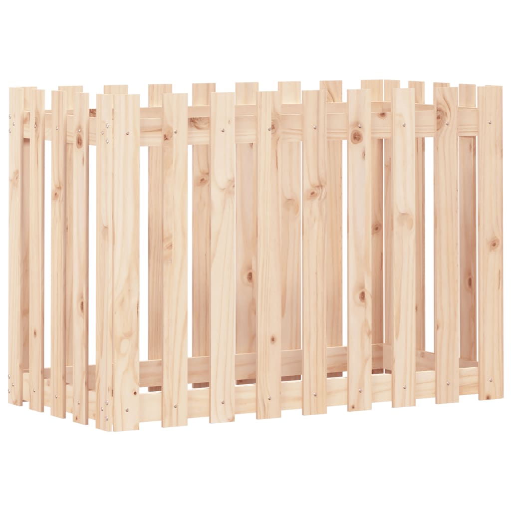 Pat înălțat grădină design gard 100x50x70 cm lemn impregnat pin