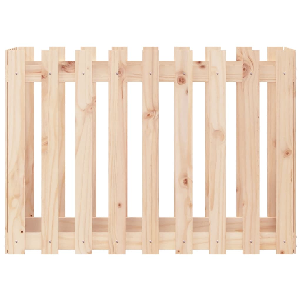 Pat înălțat grădină design gard 100x50x70 cm lemn impregnat pin