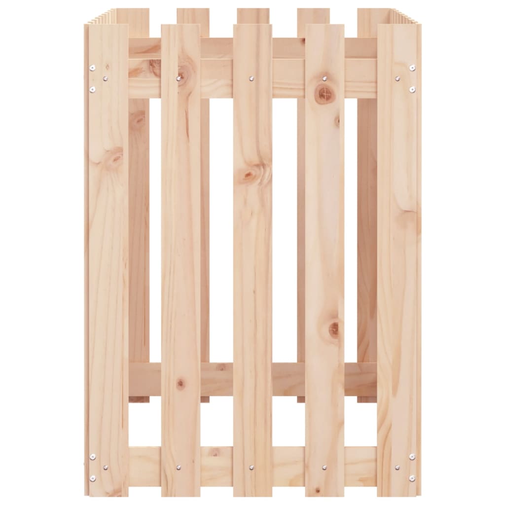 Pat înălțat grădină design gard 100x50x70 cm lemn impregnat pin
