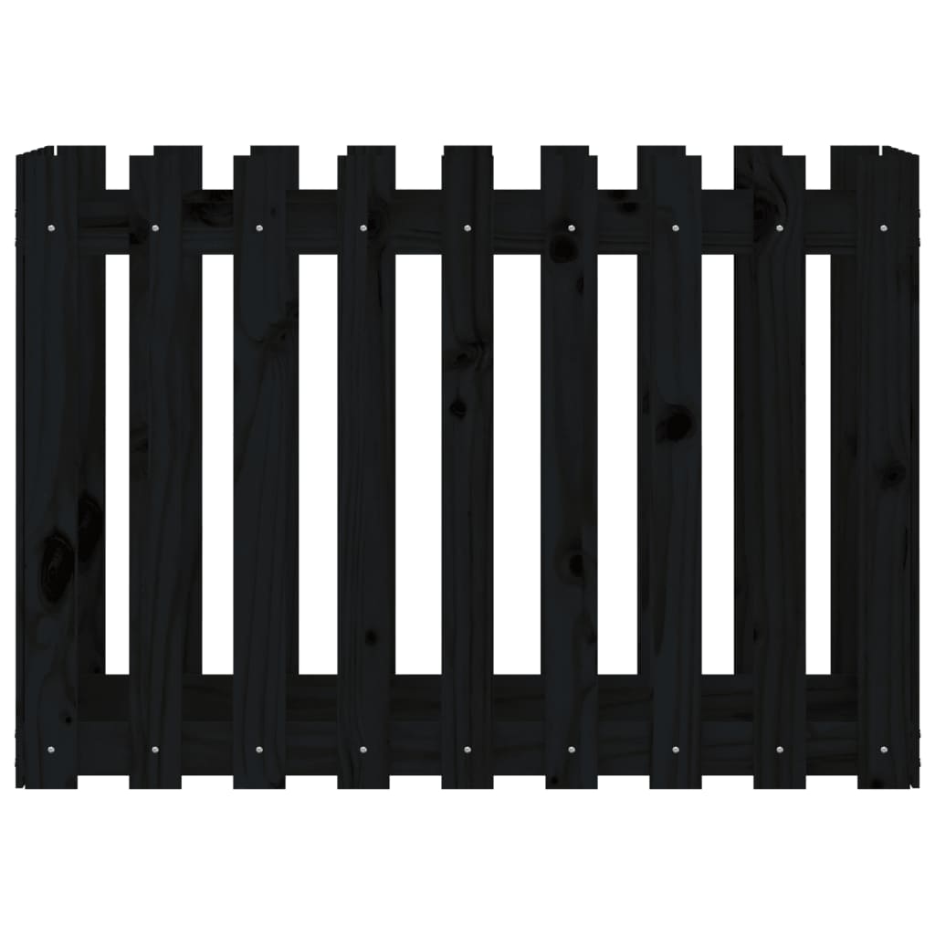 Pat înălțat grădină design gard 100x50x70 cm lemn de pin tratat