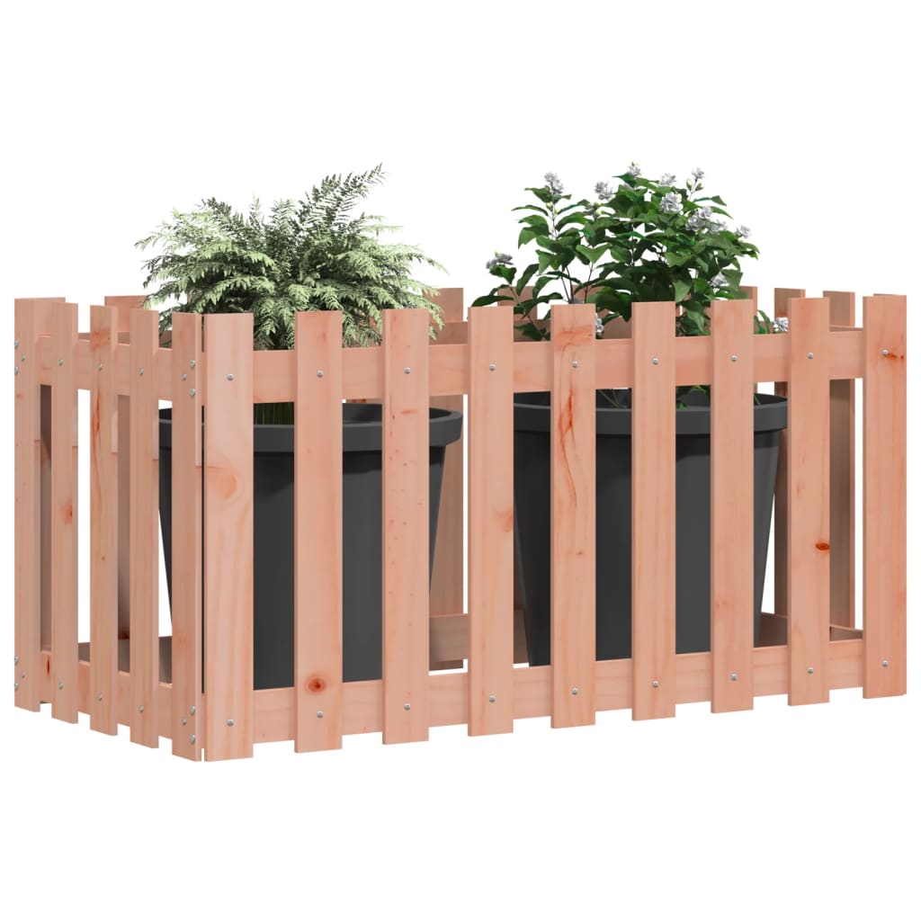 Pat înălțat grădină design gard 100x50x70 cm lemn impregnat pin