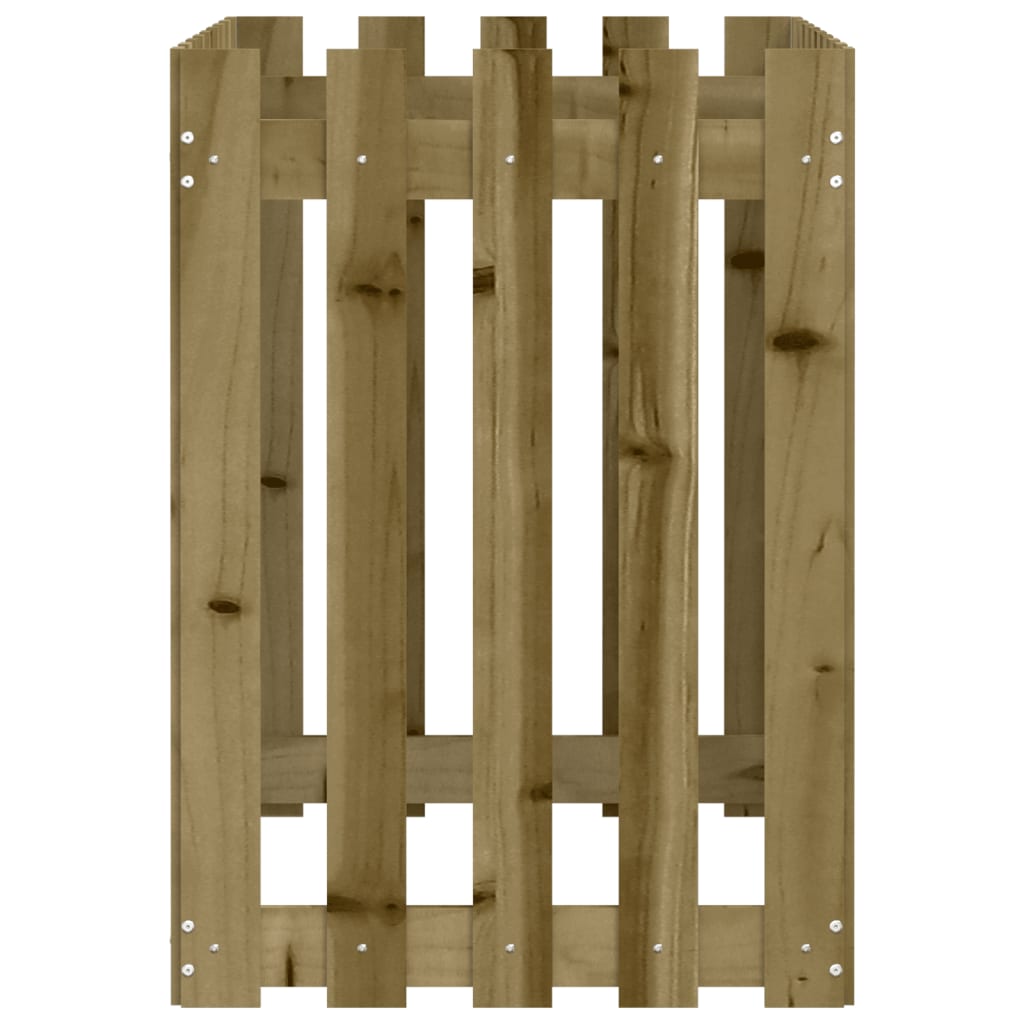 Pat înălțat grădină design gard 100x50x70 cm lemn impregnat pin