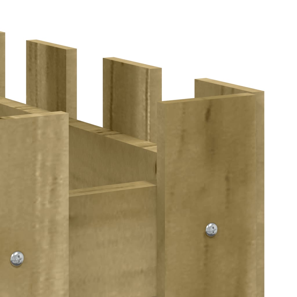 Pat înălțat grădină design gard 100x50x70 cm lemn impregnat pin