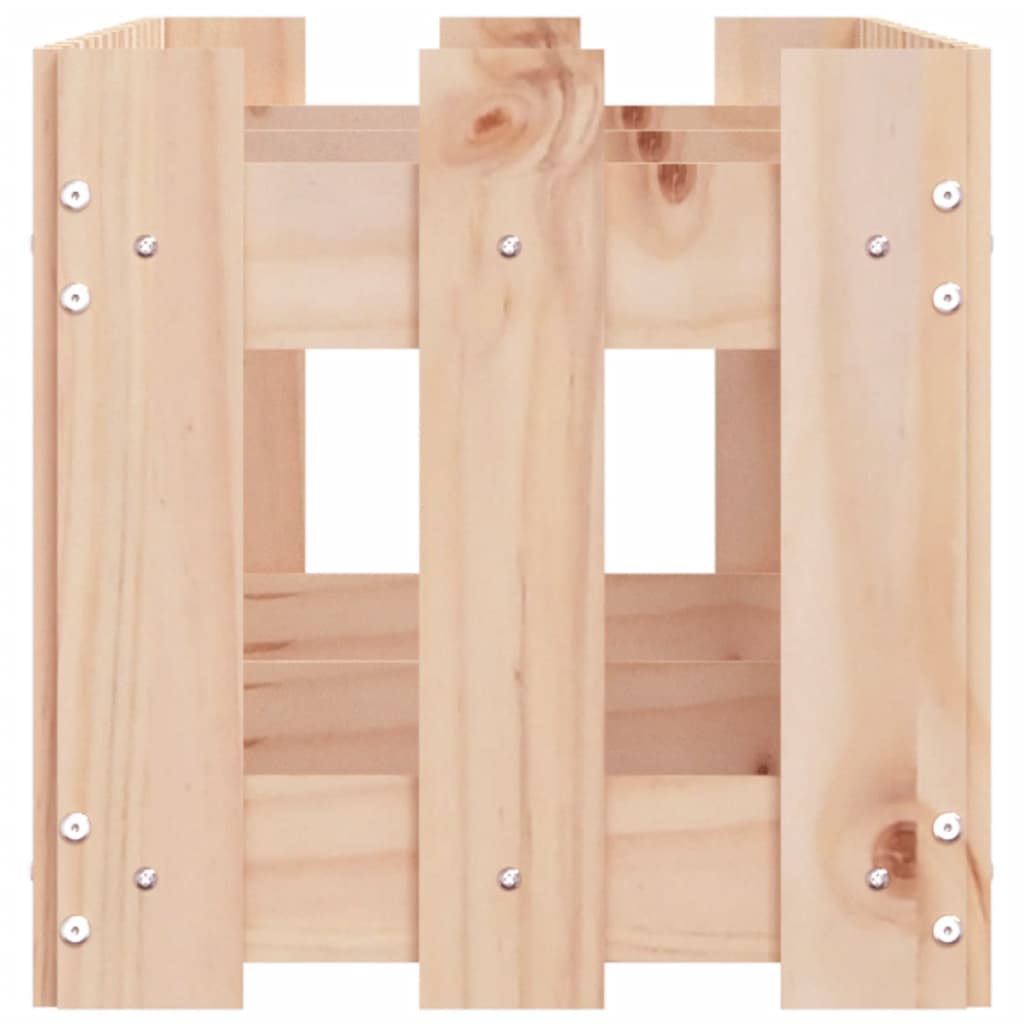 Pat înălțat grădină design gard 150x30x30 cm lemn de pin tratat