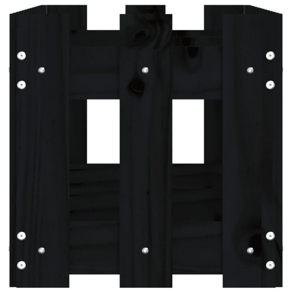 Pat înălțat grădină design gard 150x30x30 cm lemn de pin tratat