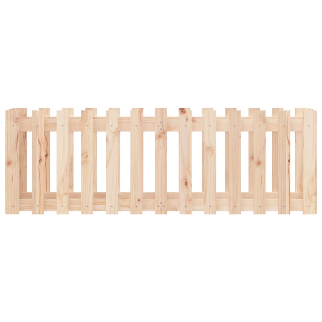 Pat înălțat grădină design gard 150x50x50 cm lemn de pin tratat