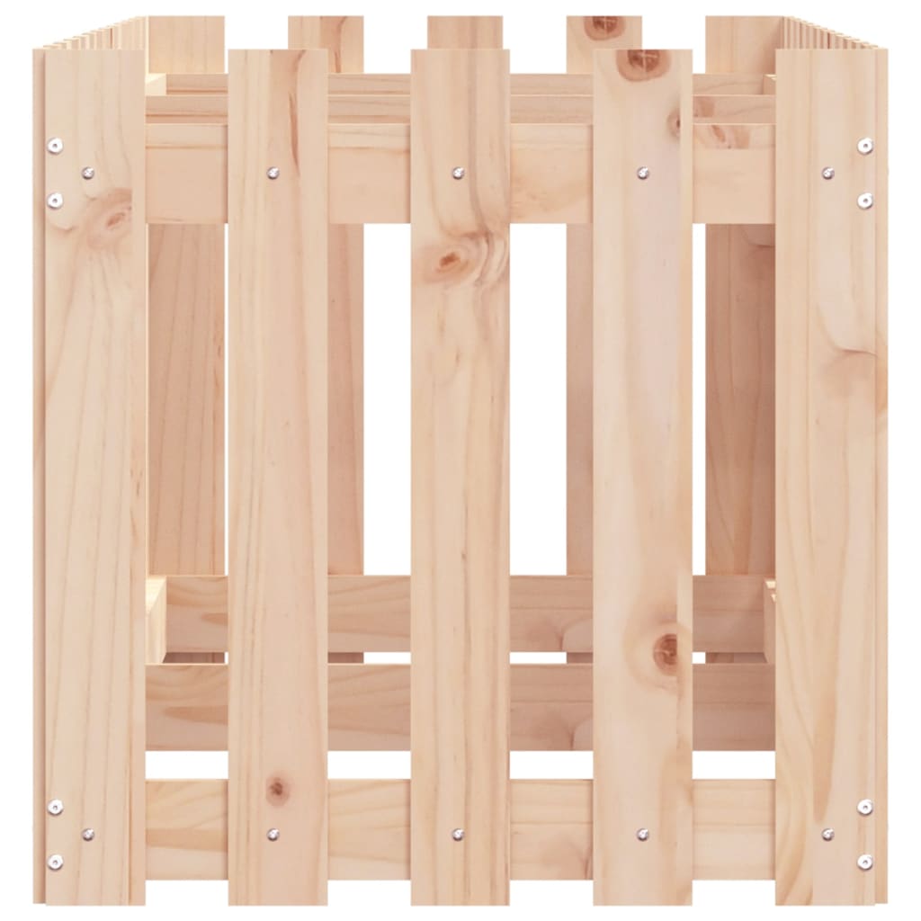 Pat înălțat grădină design gard 150x50x50 cm lemn de pin tratat