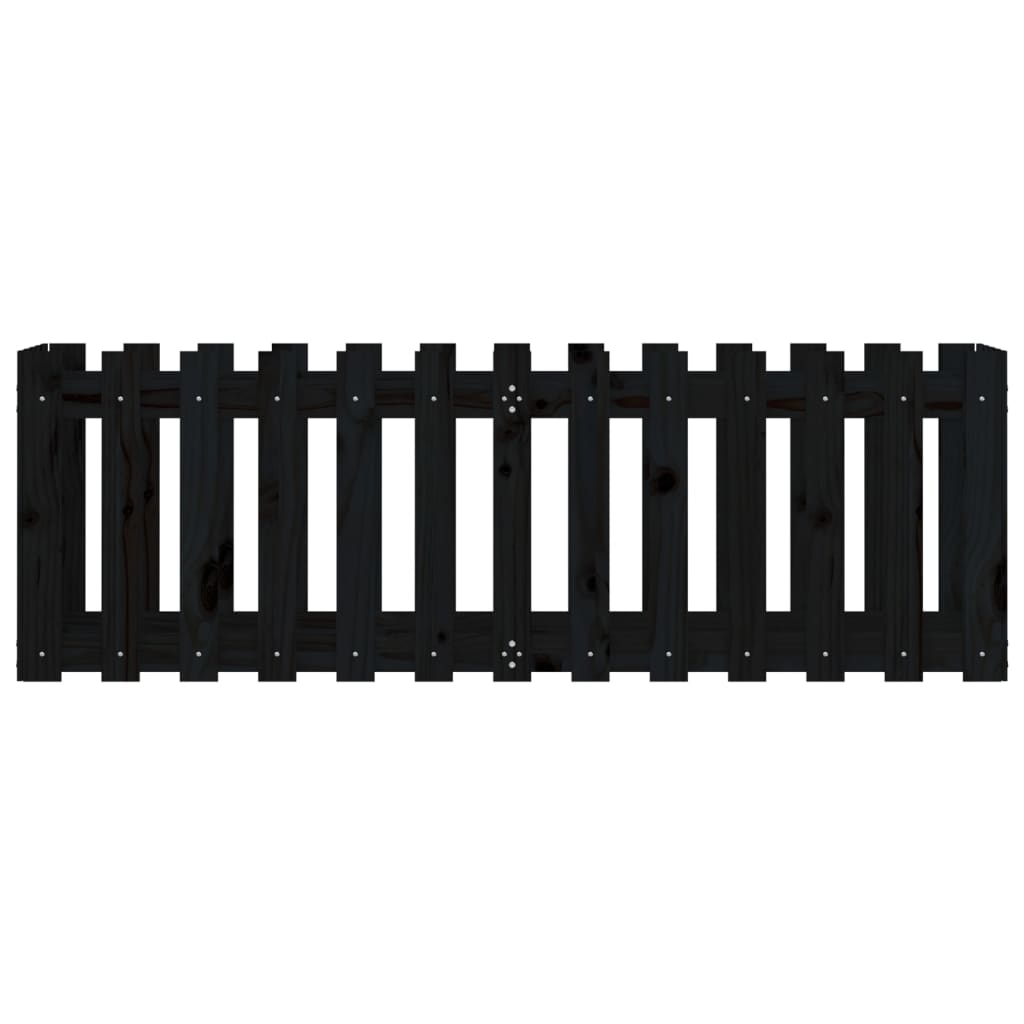 Pat înălțat grădină design gard 150x50x50 cm lemn de pin tratat