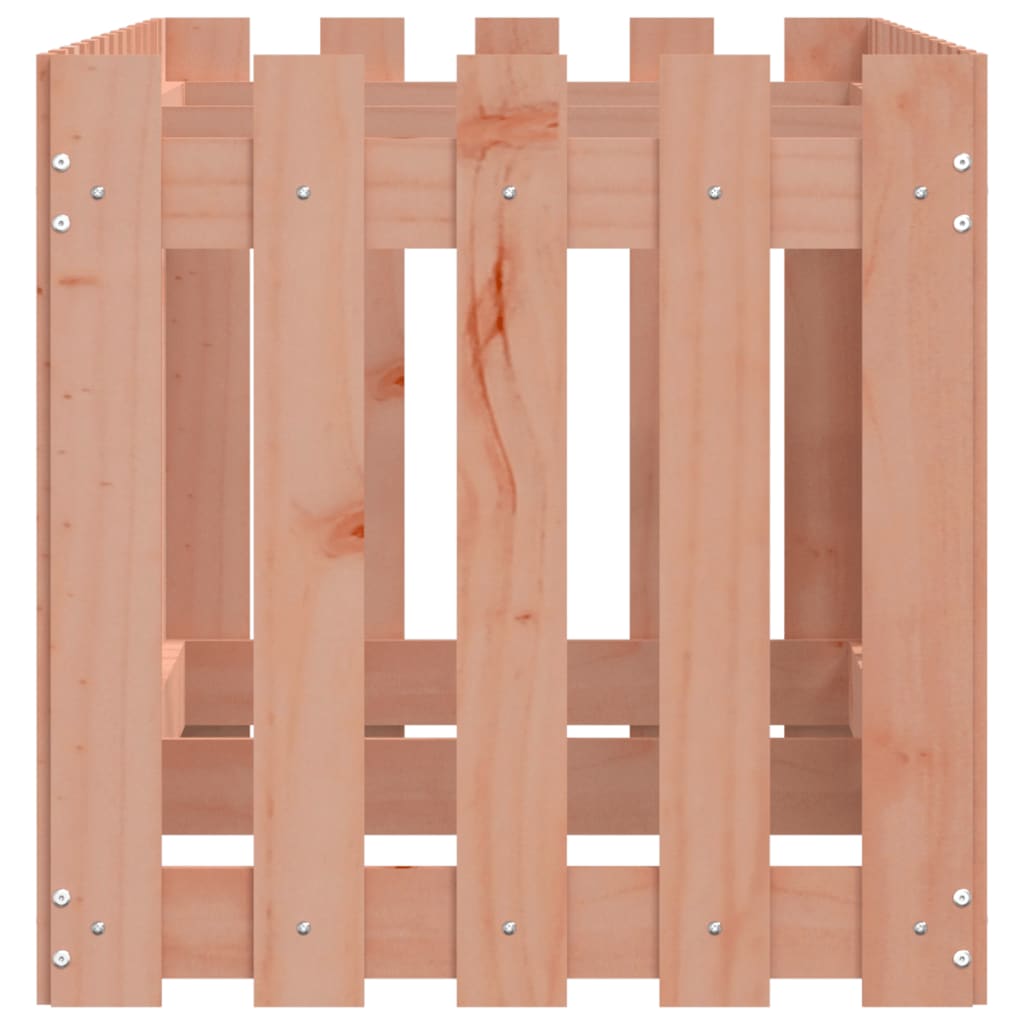 Pat înălțat grădină cu design gard 150x50x50 cm lemn douglas