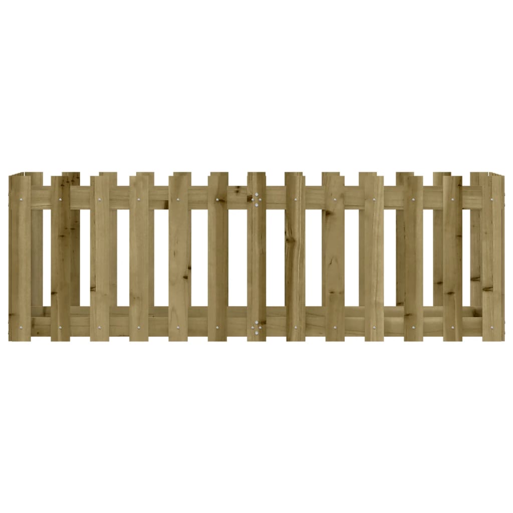 Pat înălțat grădină design gard 150x50x50 cm lemn impregnat pin