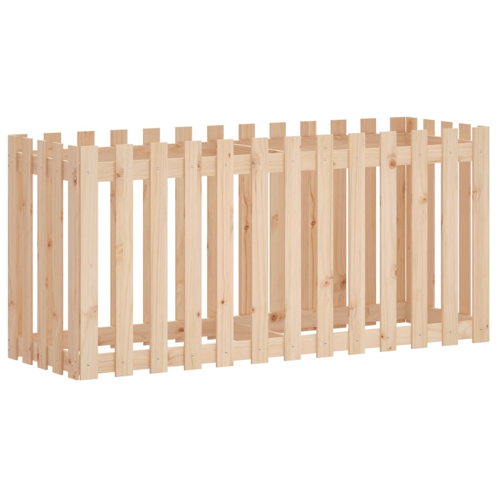 Pat înălțat grădină design gard 150x50x70 cm lemn impregnat pin