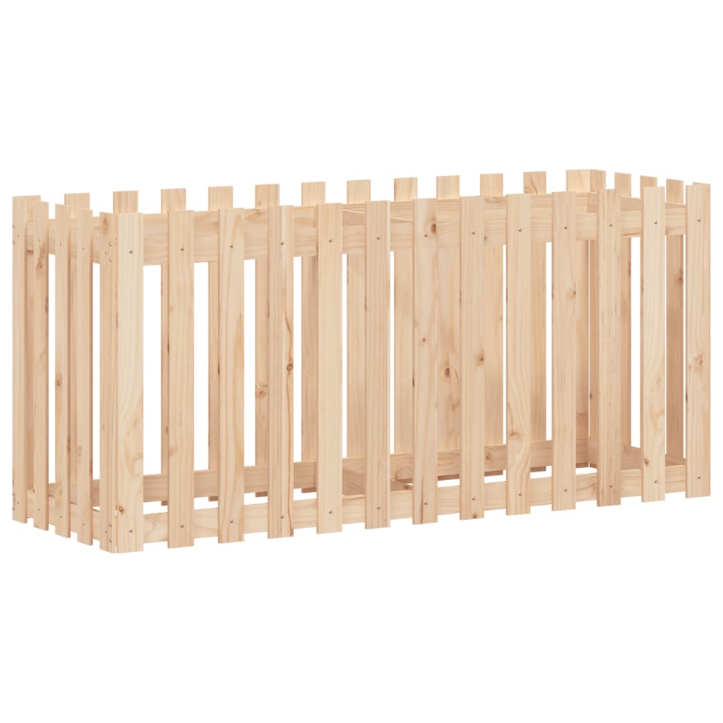 Pat înălțat grădină design gard 150x50x70 cm lemn impregnat pin