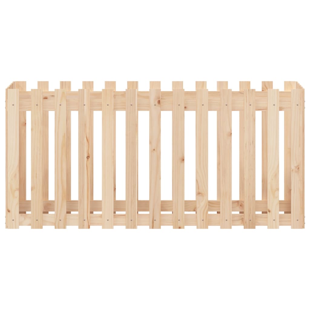 Pat înălțat grădină design gard 150x50x70 cm lemn impregnat pin