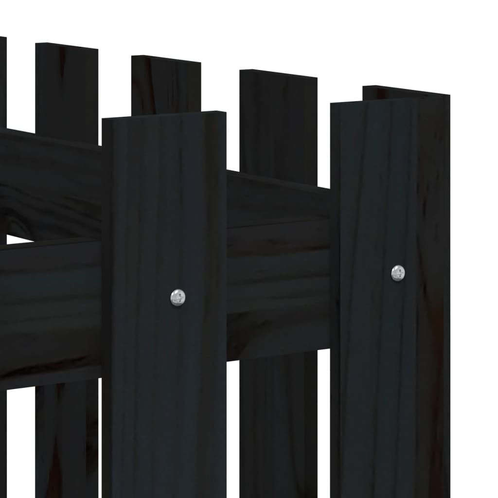 Pat înălțat grădină design gard 150x50x70 cm lemn de pin tratat