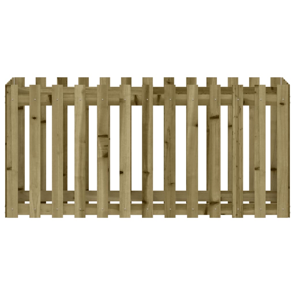 Pat înălțat grădină design gard 150x50x70 cm lemn impregnat pin
