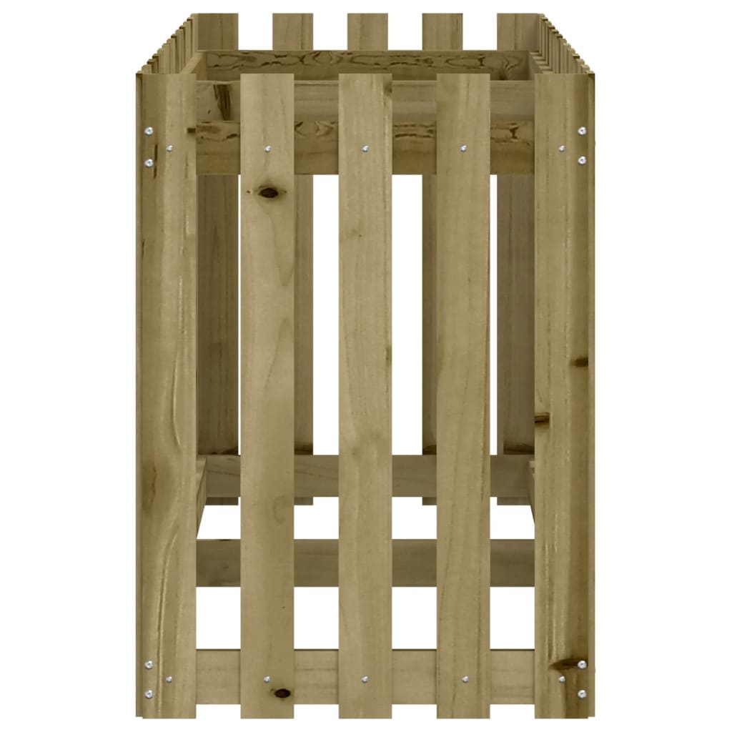 Pat înălțat grădină design gard 150x50x70 cm lemn impregnat pin