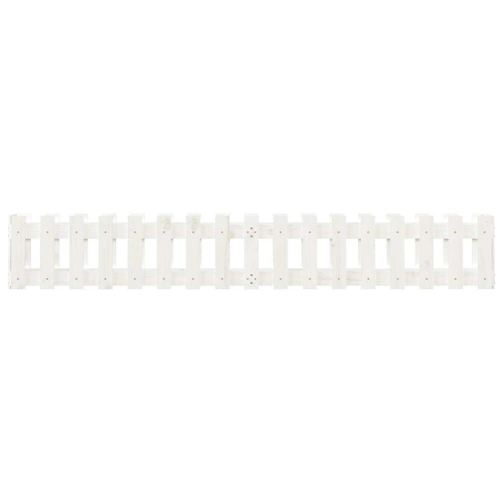 Pat înălțat grădină design gard 200x30x30 cm lemn impregnat pin