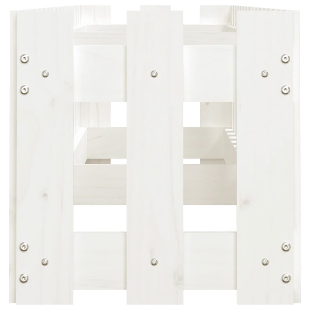 Pat înălțat grădină design gard 200x30x30 cm lemn impregnat pin